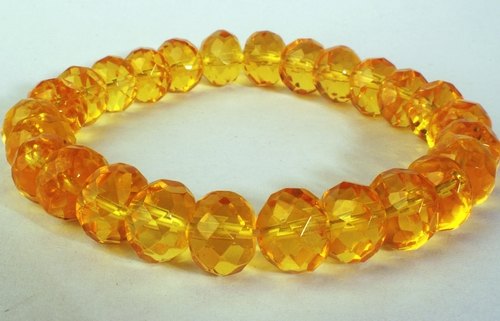 yellow citrine beads