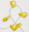 Sparking Fancydrop Yellow Glass Beads