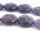 Sincere Faceted Purple Amethyst Button Beads